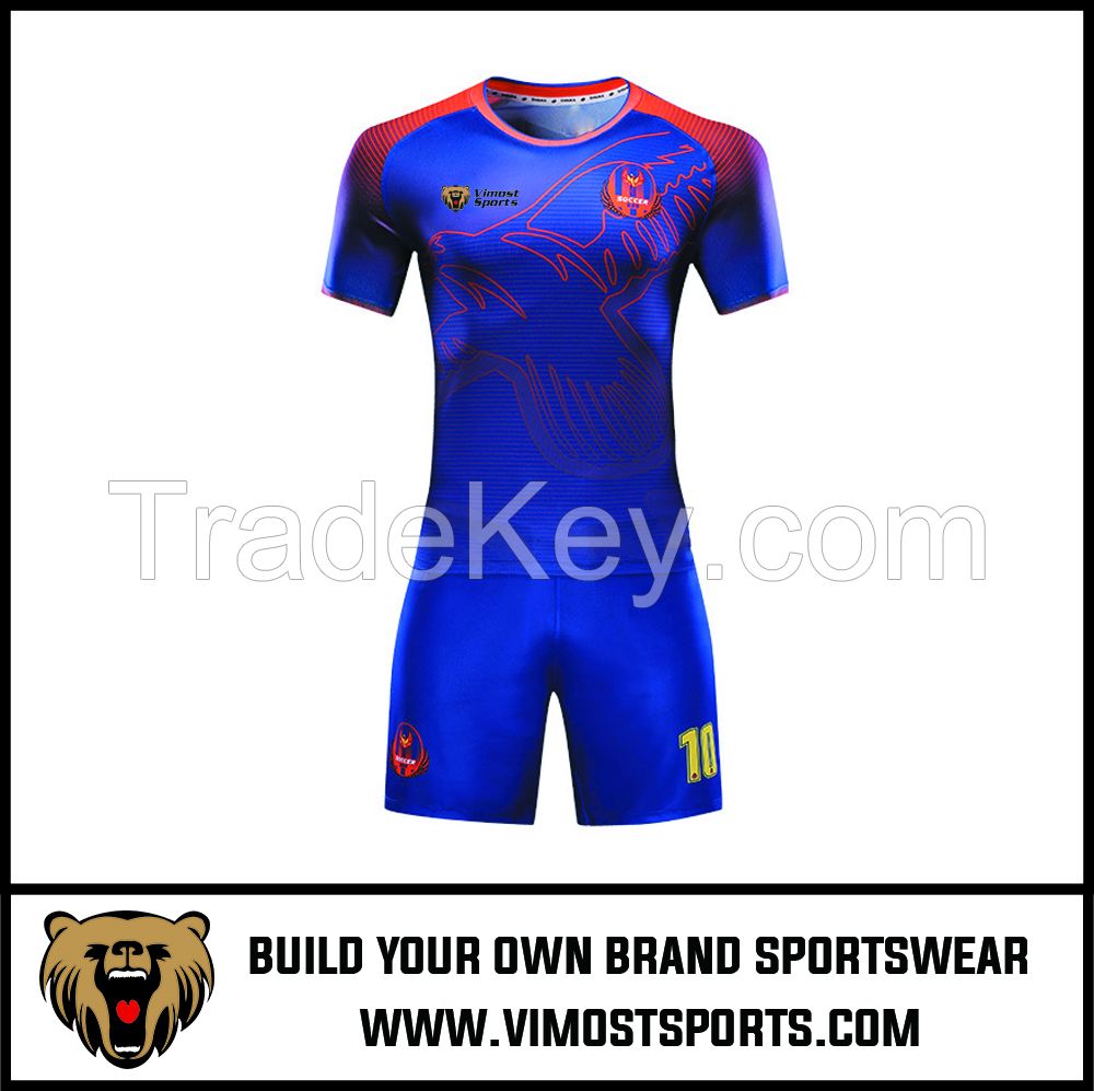 Custom Team LOGO Sublimation Men Soccer Set