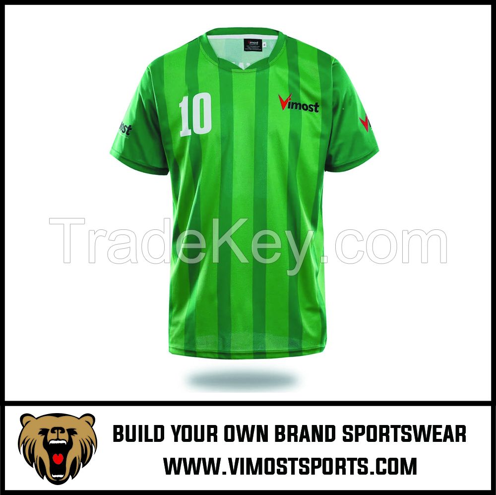 Custom Team LOGO Sublimation Men Soccer Football Jersey