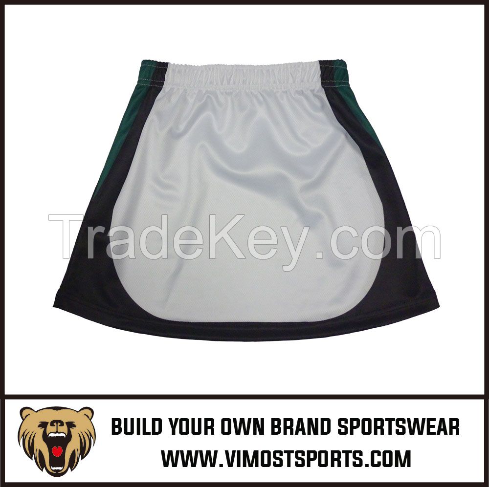 OEM 100% Polyester  Custom Sublimation netball skirt