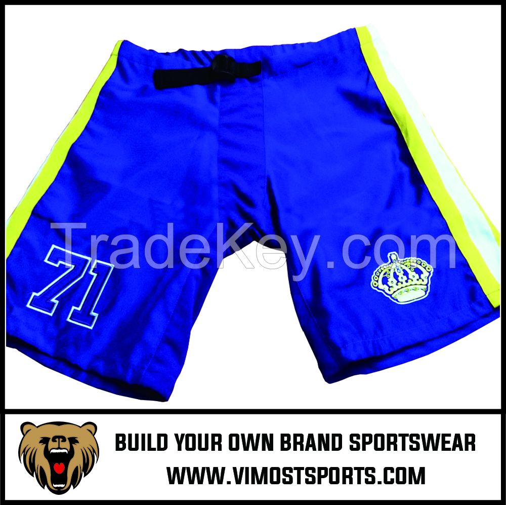 Solid Color Ice Hockey Shorts