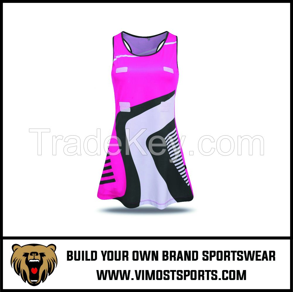 Custom Team Logo Sublimation girl netball skirt