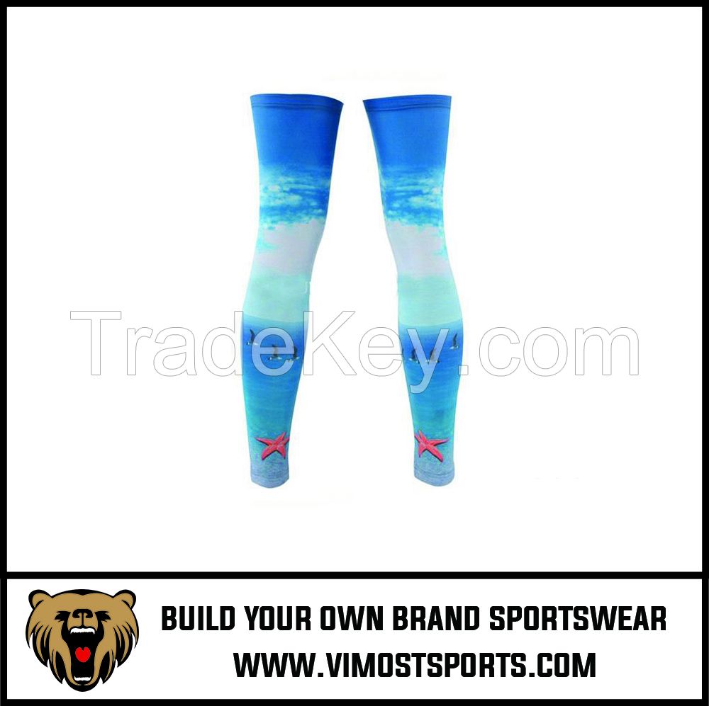 New fashion sublimation printed sports women protective leg warmers