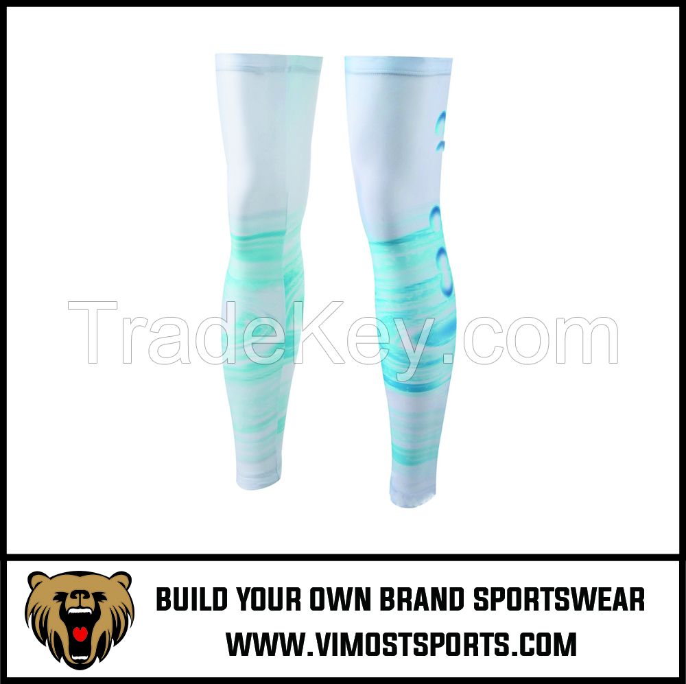 New fashion sublimation printed sports women protective leg warmers