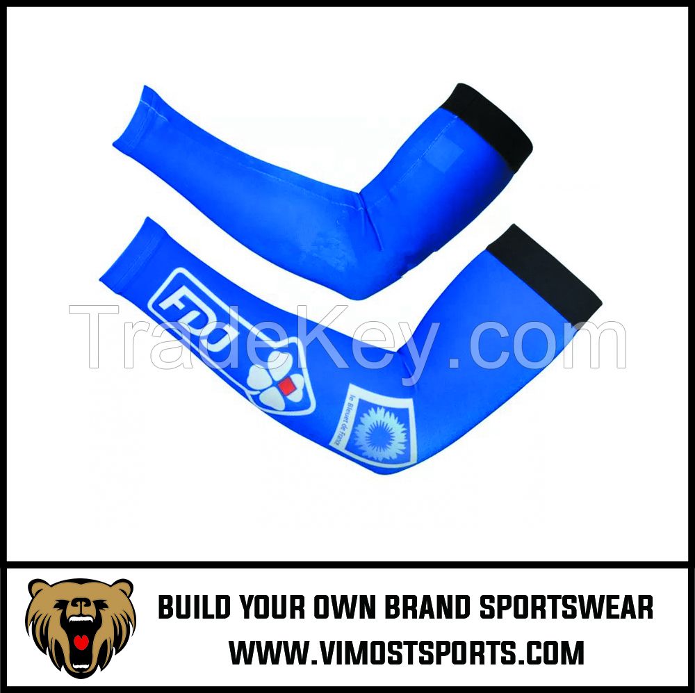 Sublimation Printed Men Cycling Arm Warmer Sleeves