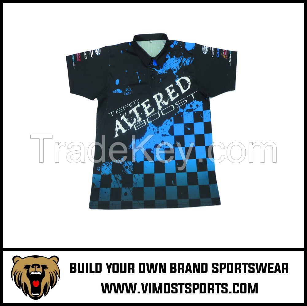  Custom Club Sublimation Printing  Racing Shirt Uniform