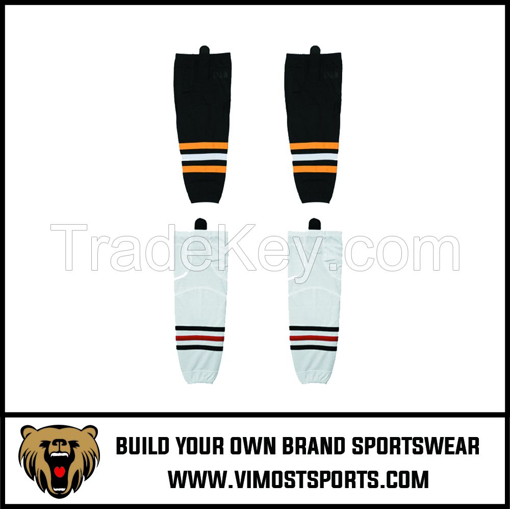  Custom Printing Fashion Stripe Ice Hockey Socks 