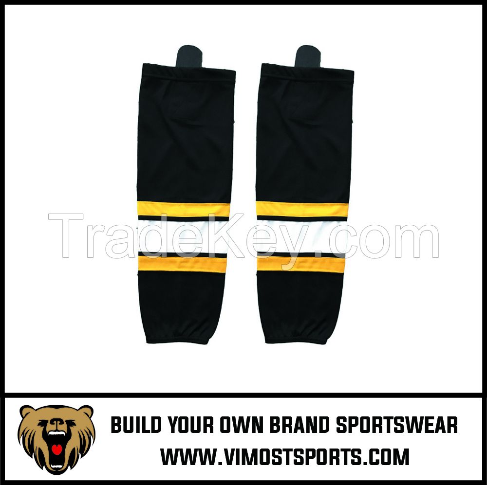 Custom Printing Fashion Stripe Ice Hockey Socks