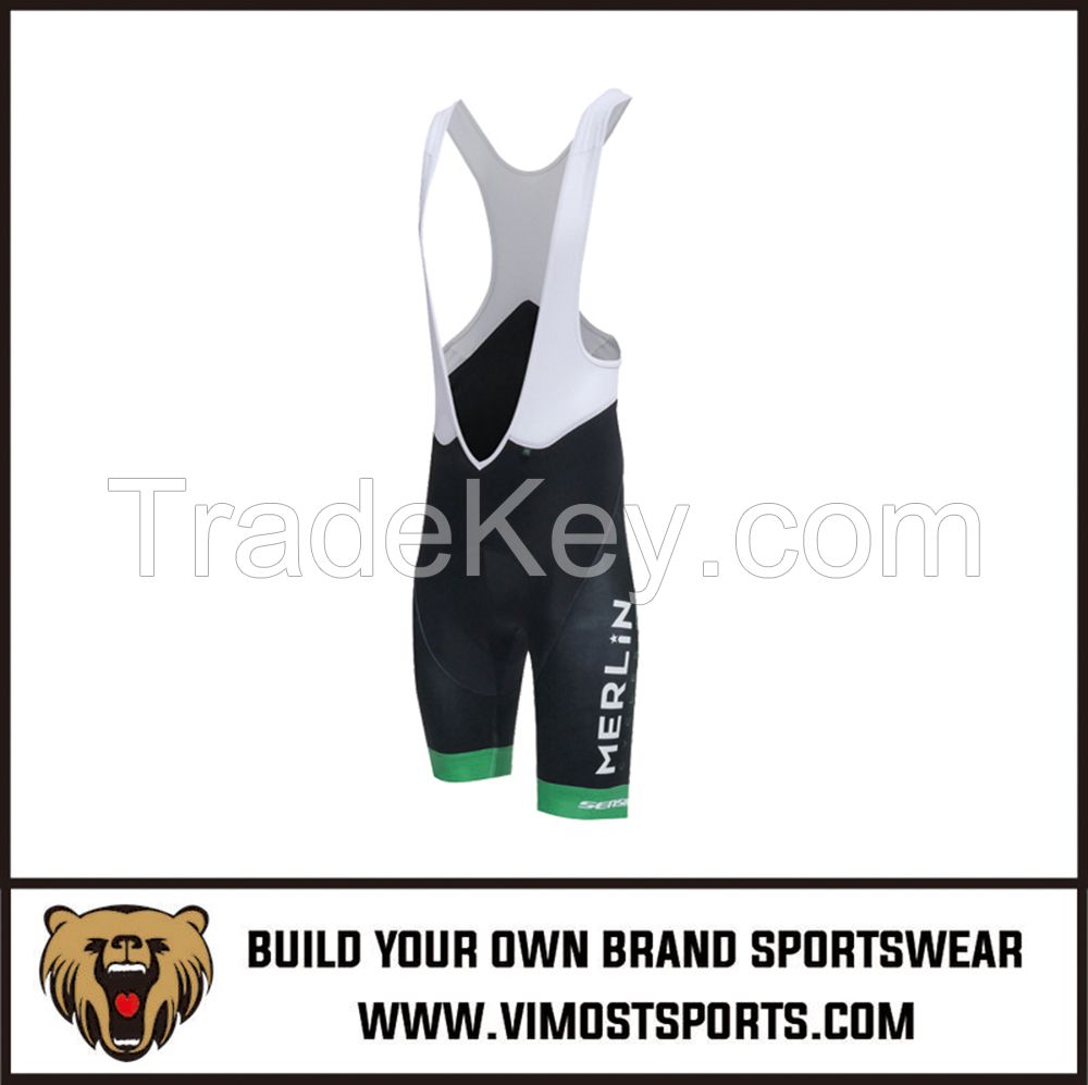 China Factory OEM Custom Team Men Cycling Bib Shorts