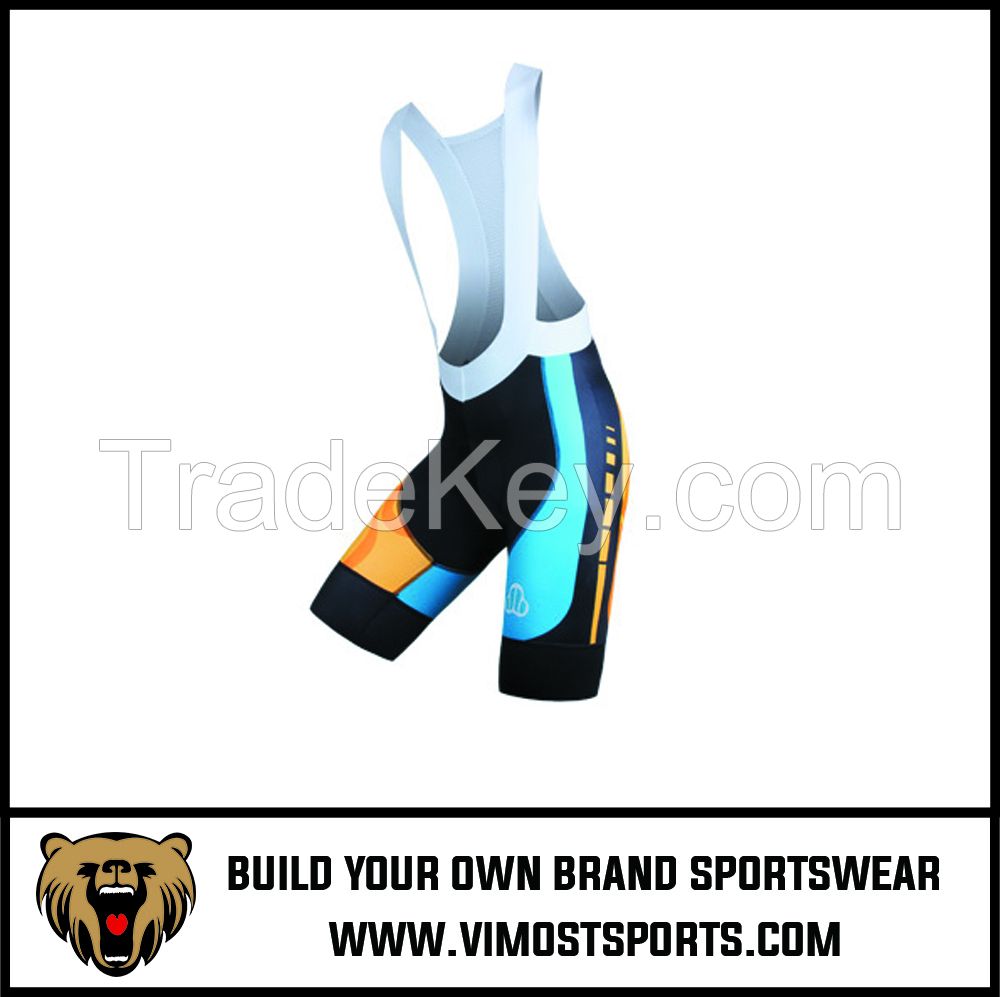 China Factory OEM Custom Team Men Cycling Bib Shorts