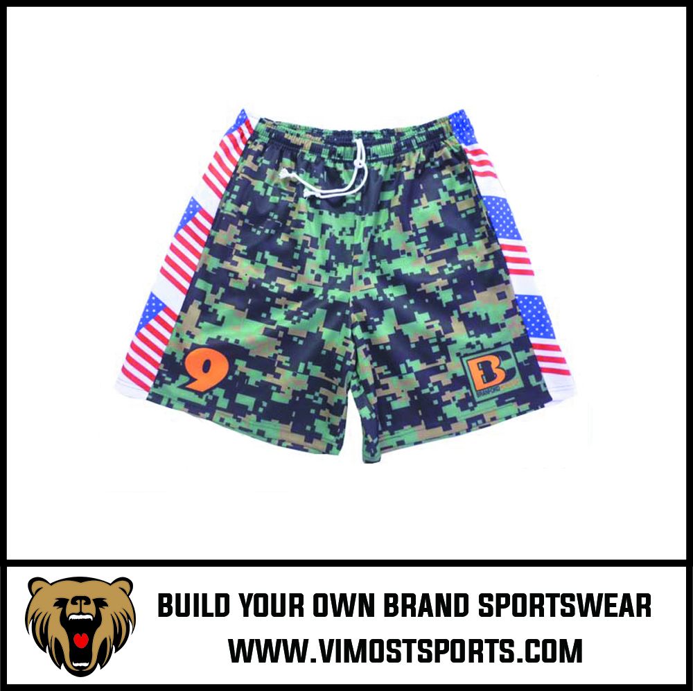professional design custom lacrosse shorts