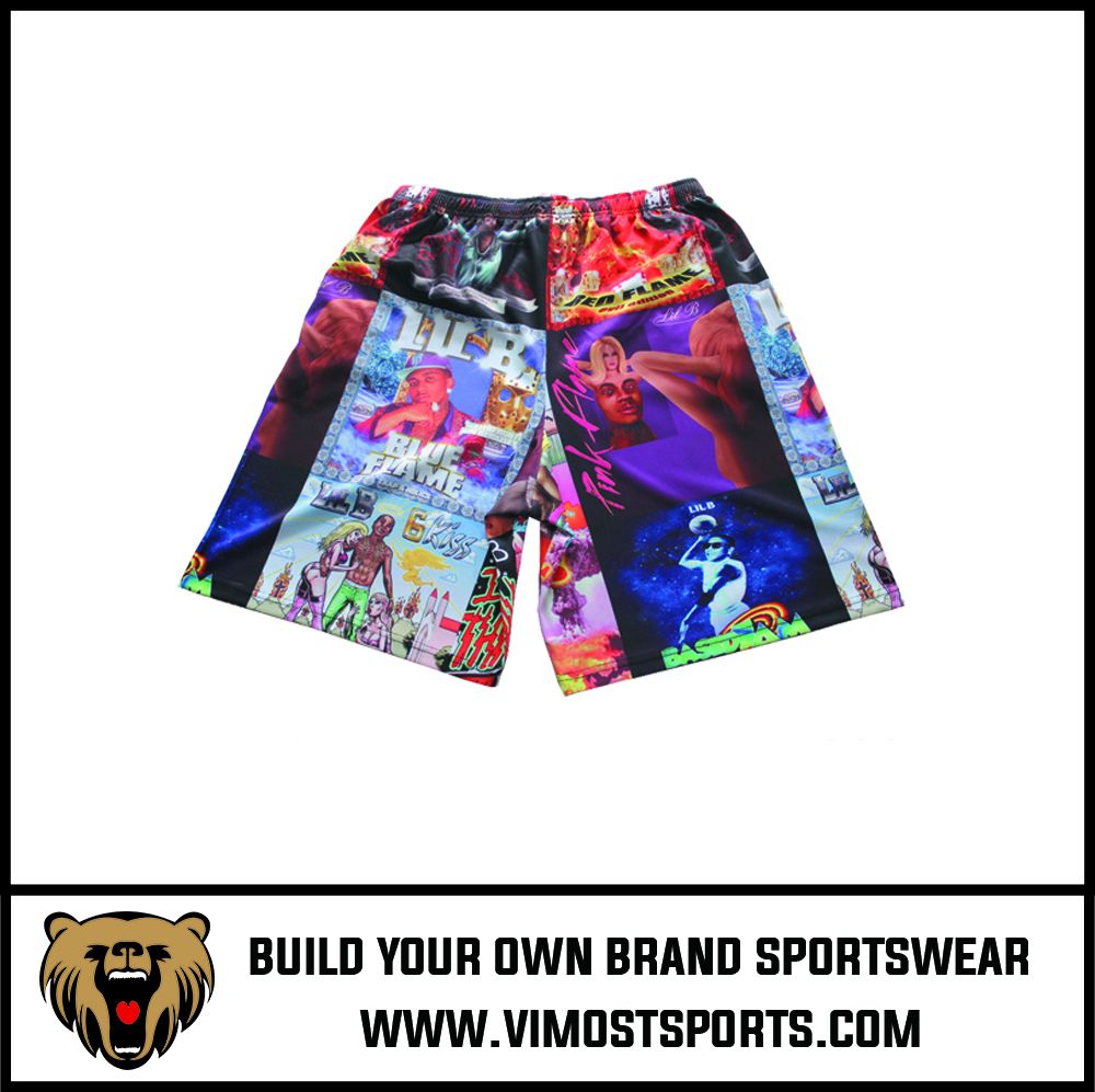 Customized  basketball shorts 100% polyester, basketball suits, basketball sets