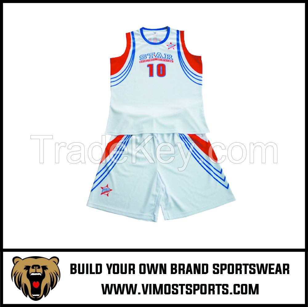 Customized  basketball uniforms 100% polyester 