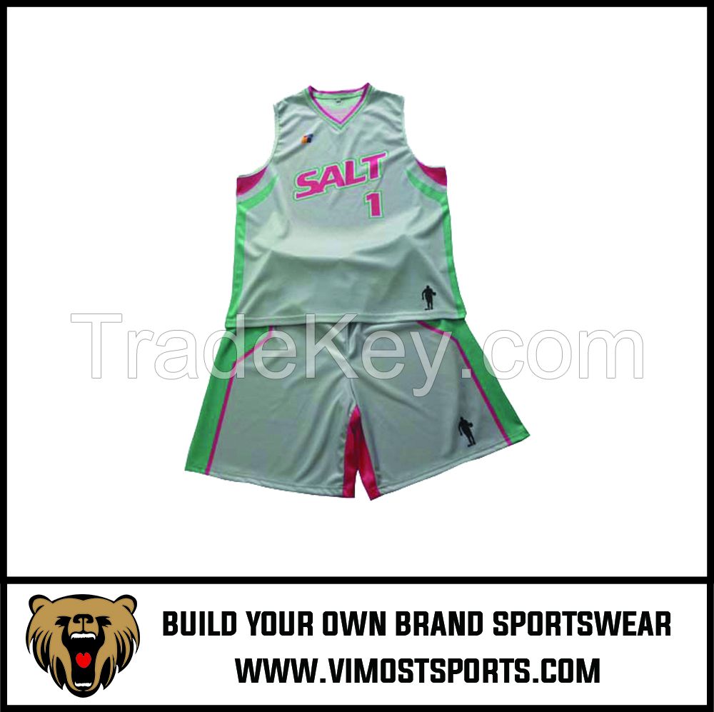 Customized  basketball uniforms 100% polyester 