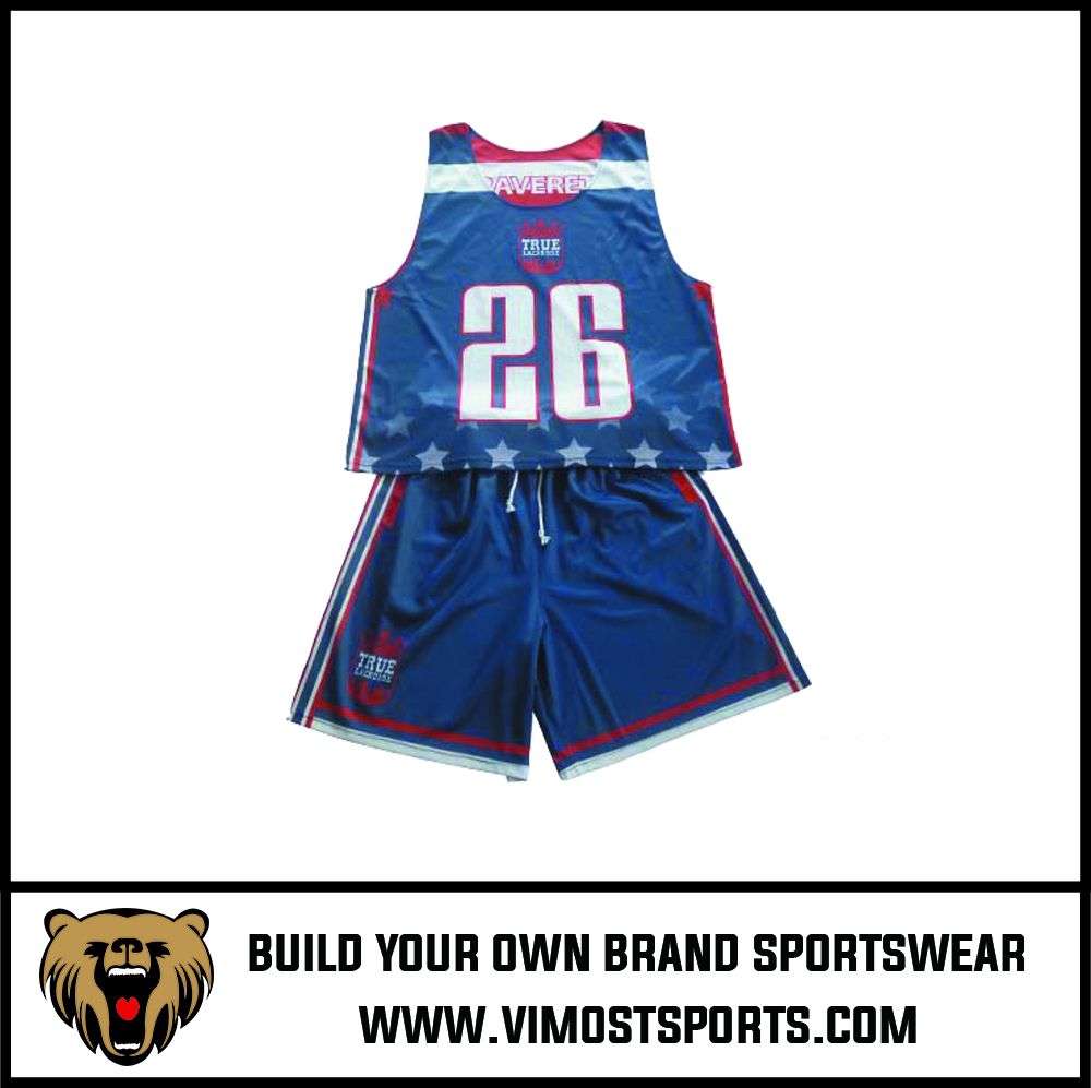 professional design lacrosse reversible singlet 