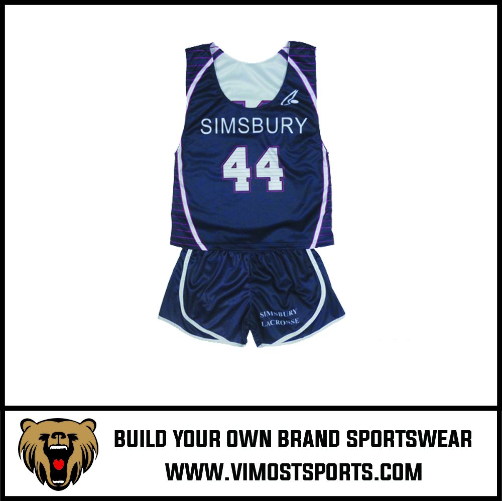 professional design lacrosse reversible singlet