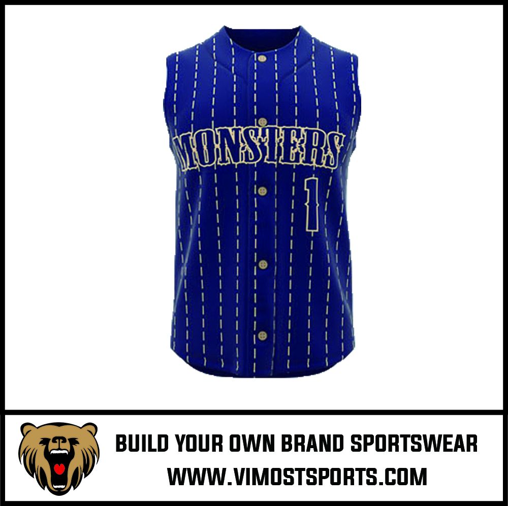 Custom Baseball jersey sleeveless (baseball vest) baseball singnet