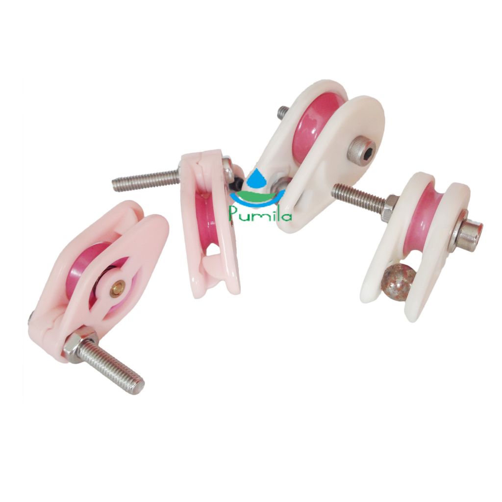 Caged Ceramic Pulley Wire Jump Preventer (ceramic small pulley)