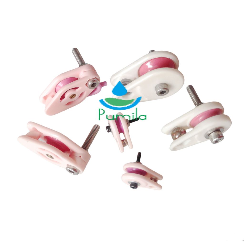 Caged Ceramic Pulley Wire Jump Preventer (ceramic small pulley)