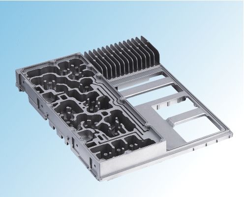 Communication equipment box aluminum alloy die-casting parts with powder coating surface