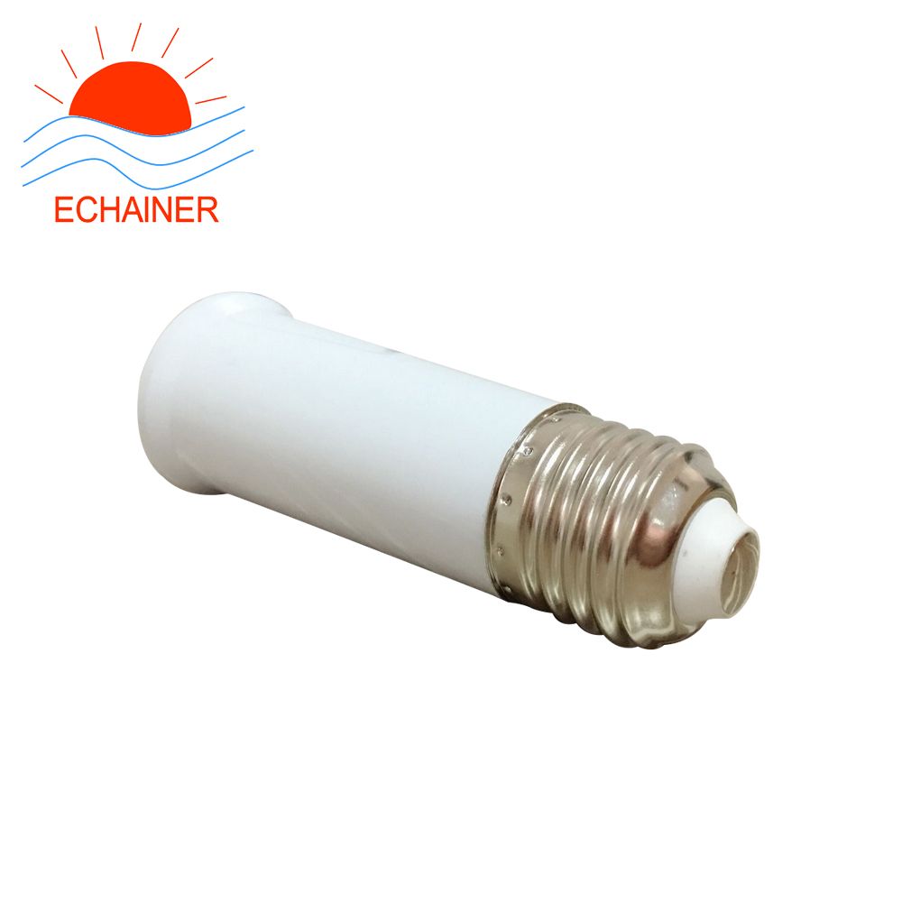 lamp holder E27 to E27 extension base 95mm high quality e27 bulb holder white color lamp socket 