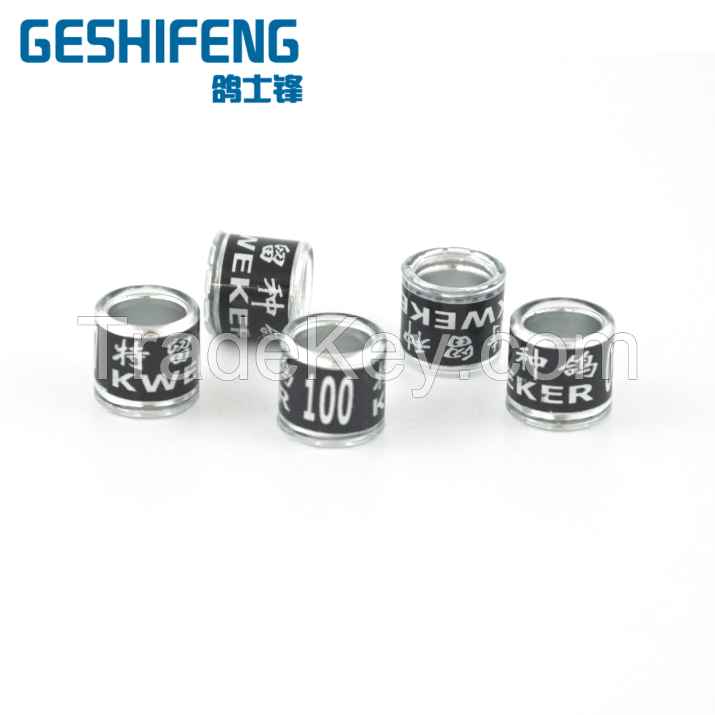 2020 Hot selling high quality pigeon racing ring can print