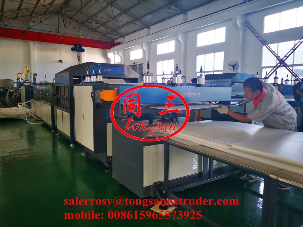 pp corrugated sheet machine for making corrugated sheet