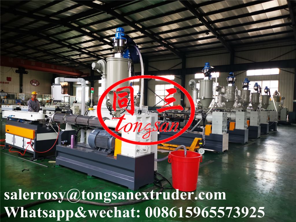 corrugated tube machine for making PP PE PVC electtric corrugated conduit