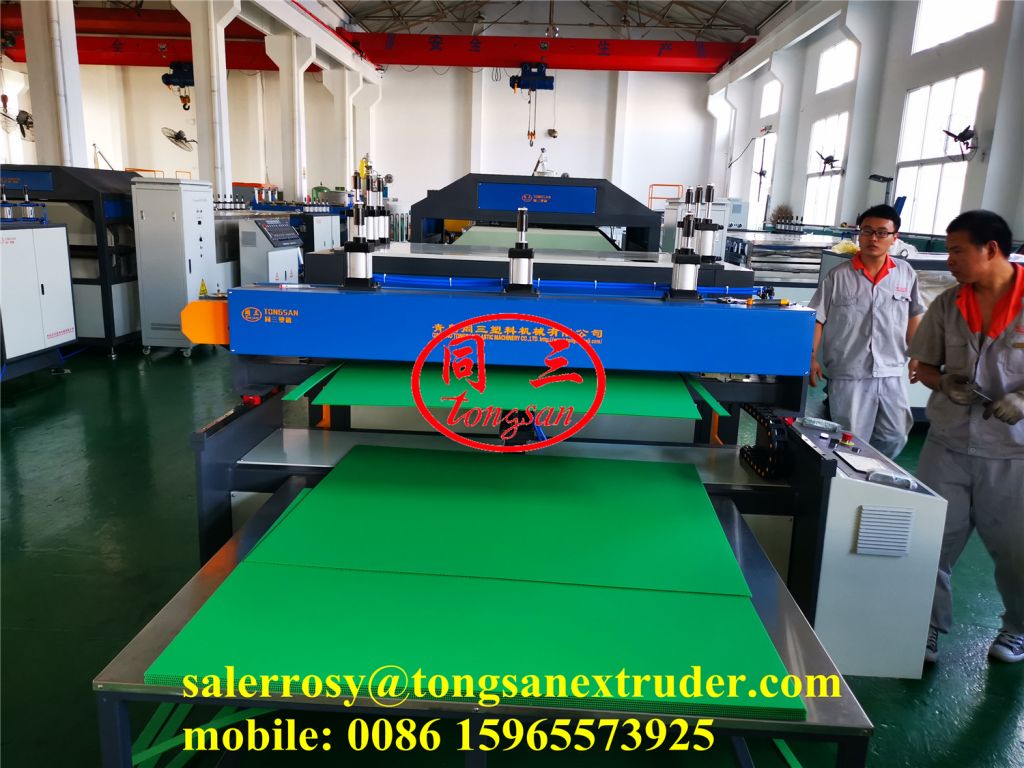 pp corrugated sheet machine for making corrugated sheet