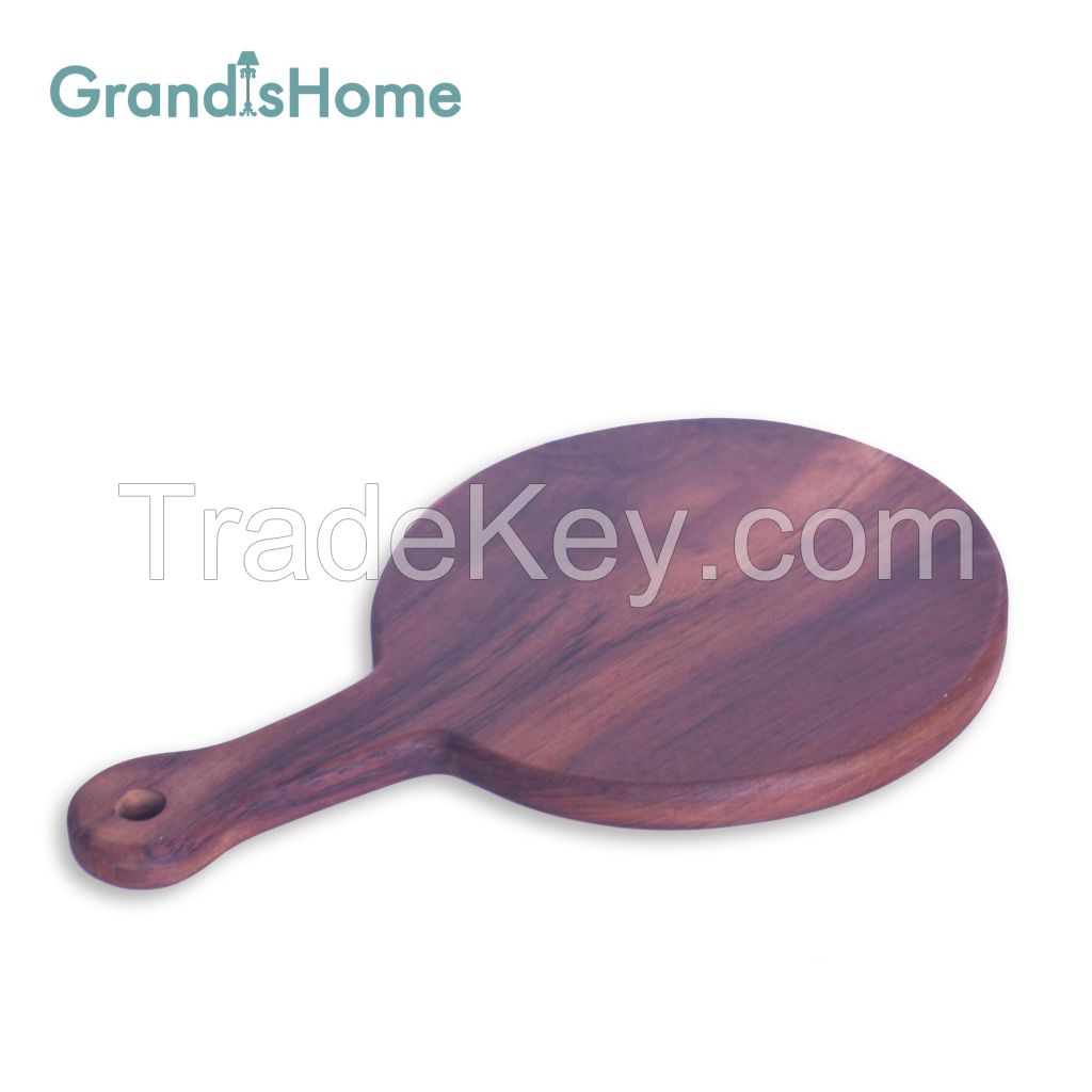 Solid Wood Pizza Plate Cutting Board Chopping Board Chopping Block Butcher Block Pizza