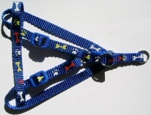 printed terylene dog harness
