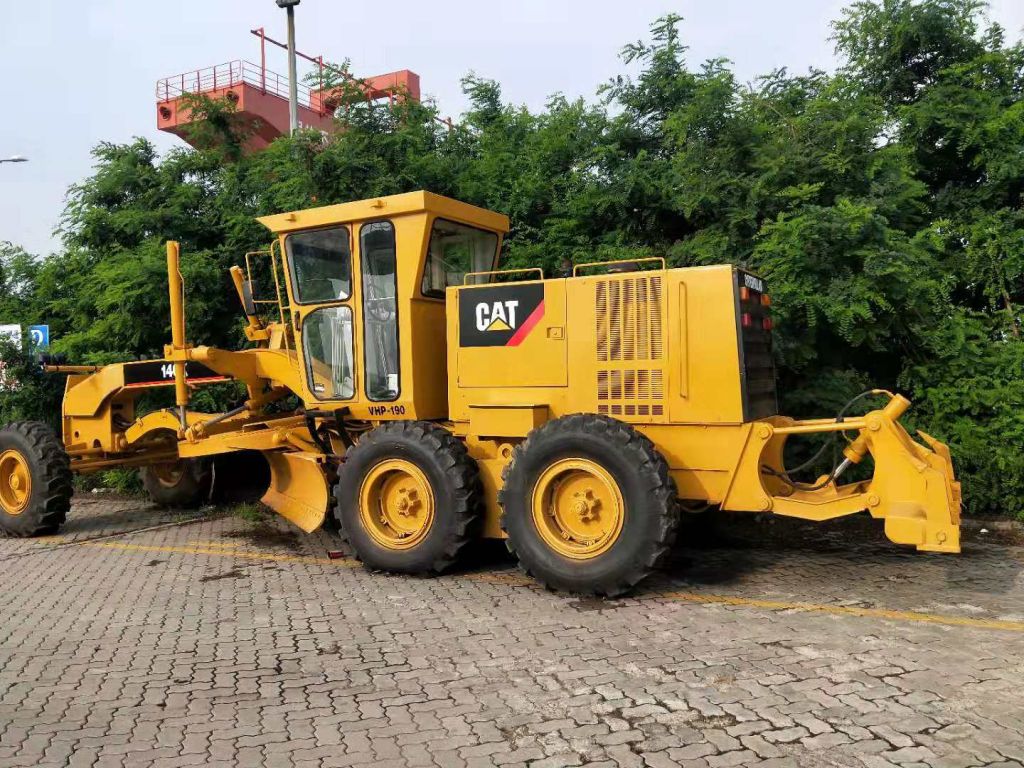 used caterpillar motor grader 140k 140H with strong power