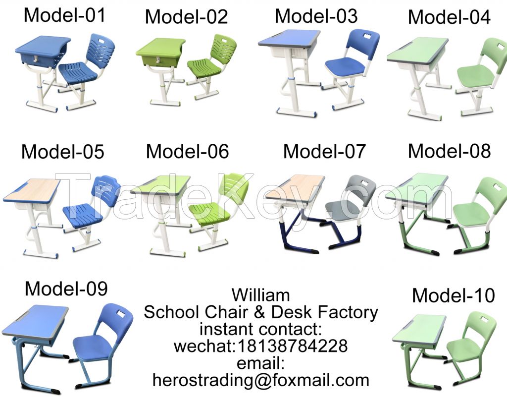 school chair & desk