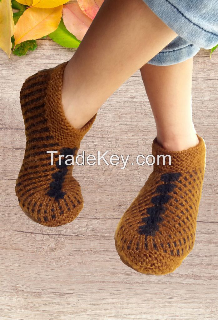 Hand Knitted Woolen Socks