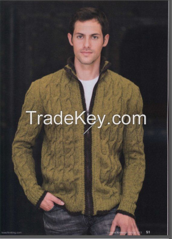 Hand Knitted Woolen Sweater men