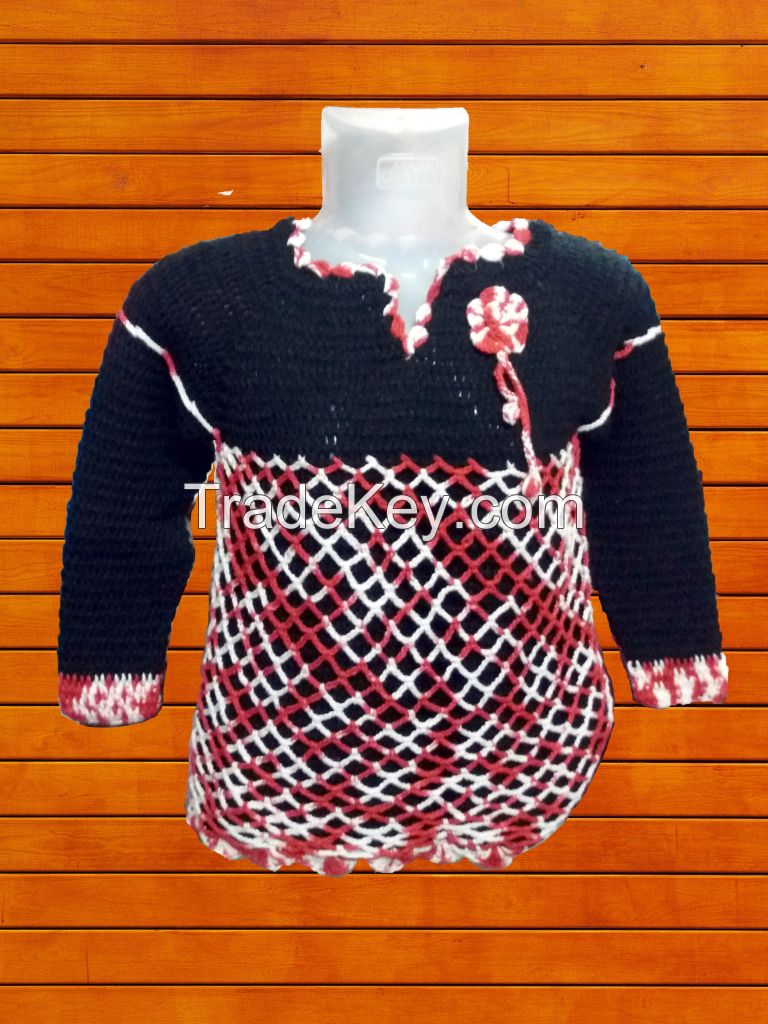 Hand Knitted Woolen Sweater for Kids