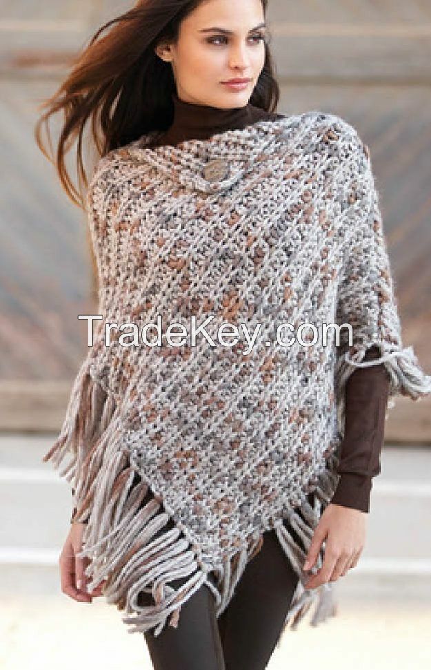 Hand Knitted poncho