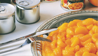 Canned mandarin orange