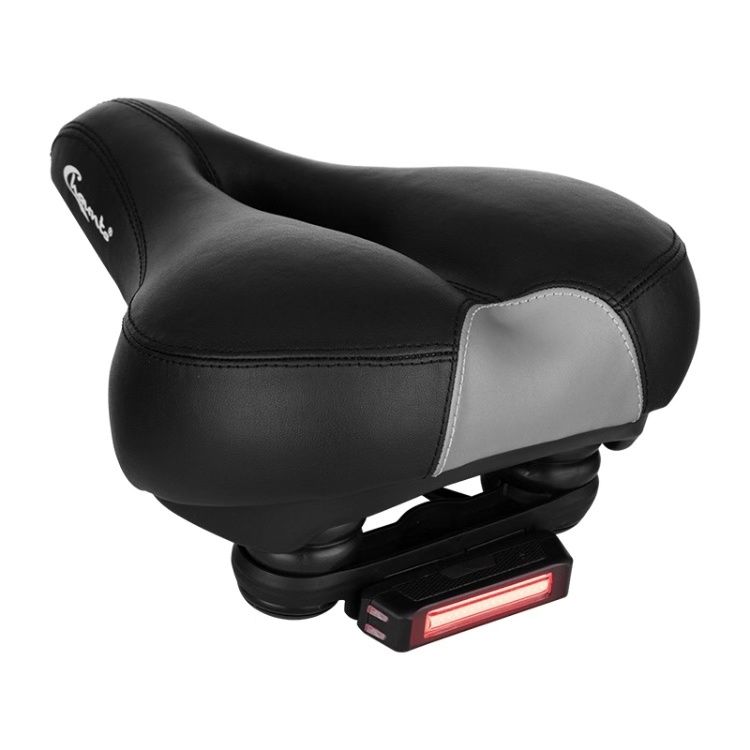 Chaunts High Quality City Bike saddle Hot Selling Bicycle Seat With USB Charger Light