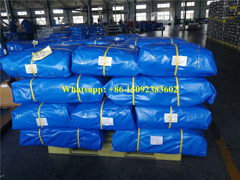 Double Blue PE Tarpaulin Cover Tarpaulin sheet manufacture