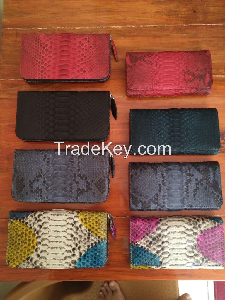 Wallets & Purses of Reptile Leather