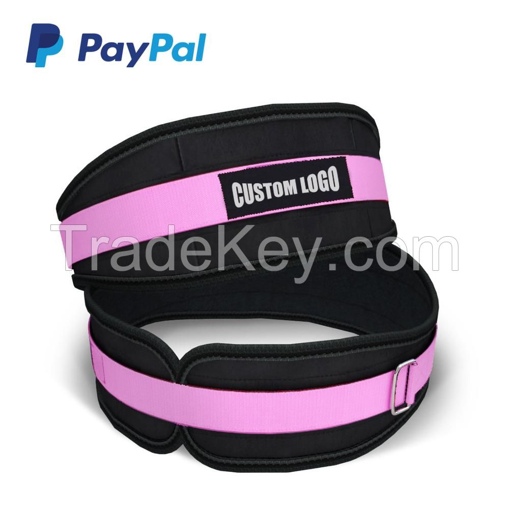 Women Neoprene Custom Weightlifting Gym Belts