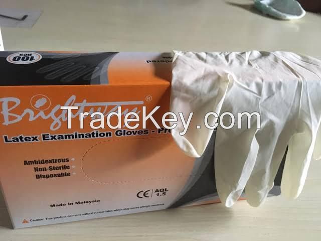 Brightway free powder Nitrile gloves