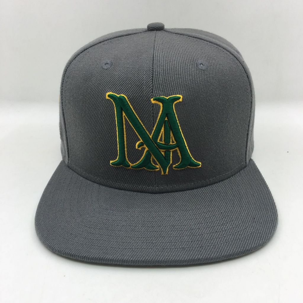 High Quality Wholesale Embroidered Snapback Cap Flexfit Flat Brim Wool Acrylic Custom Snapback Cap With Low MOQ