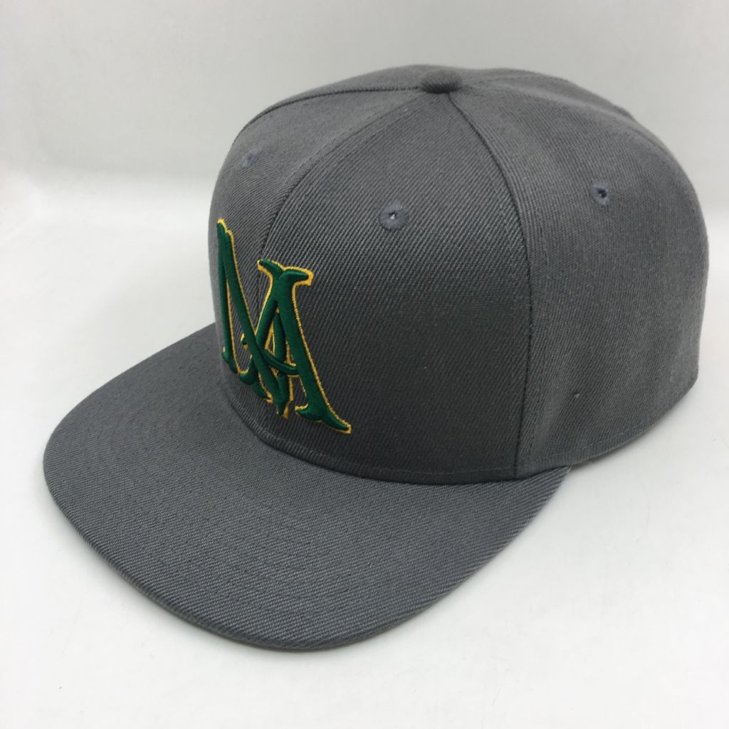 High Quality Wholesale Embroidered Snapback Cap Flexfit Flat Brim Wool Acrylic Custom Snapback Cap With Low MOQ