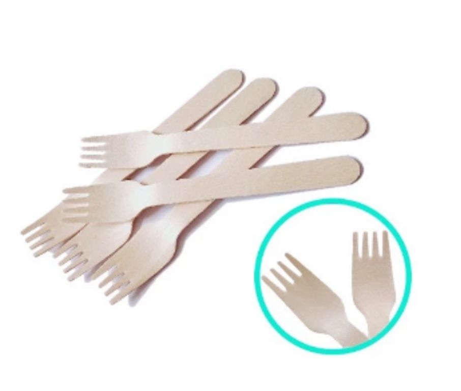 Disposable Wooden Cutlery Set Knife Fork Spoon