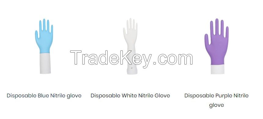 Nitrile Blue Gloves, Latex Gloves and Vinyl Gloves