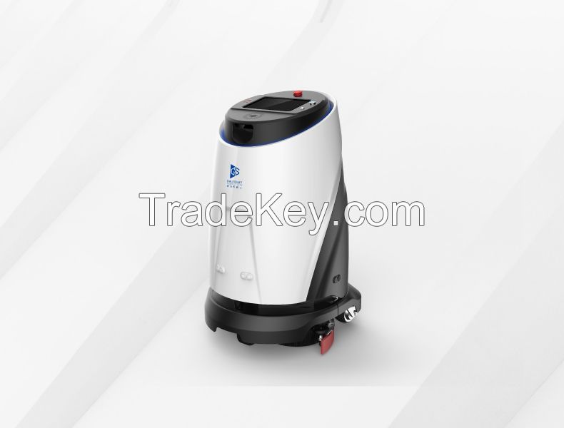 Autonomous scrubber mobile robot cleaner