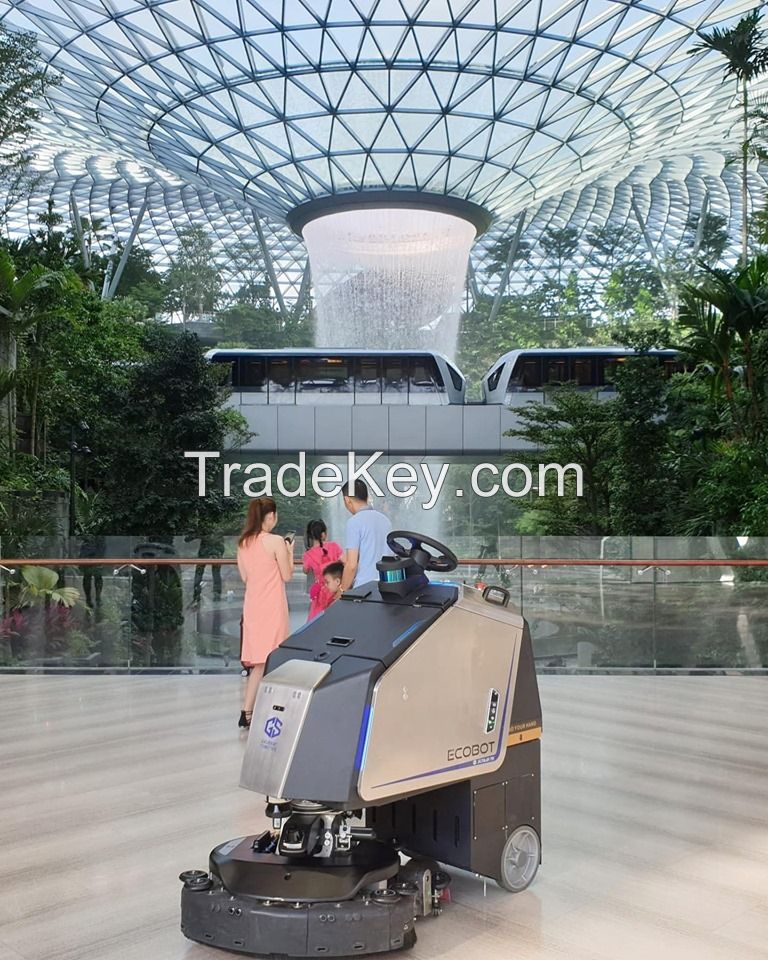 CE cleaning robots driverless floor scrubbing machine