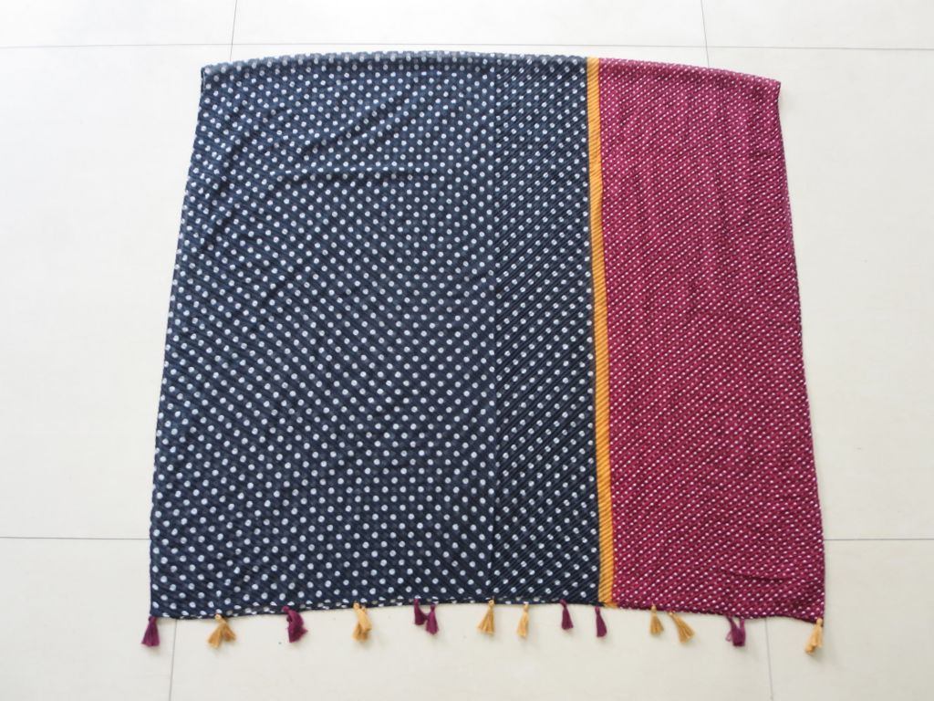 Lady's printed scarf in summer
