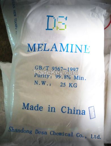 Melamine powder 99.9% for melamine plate/plywood